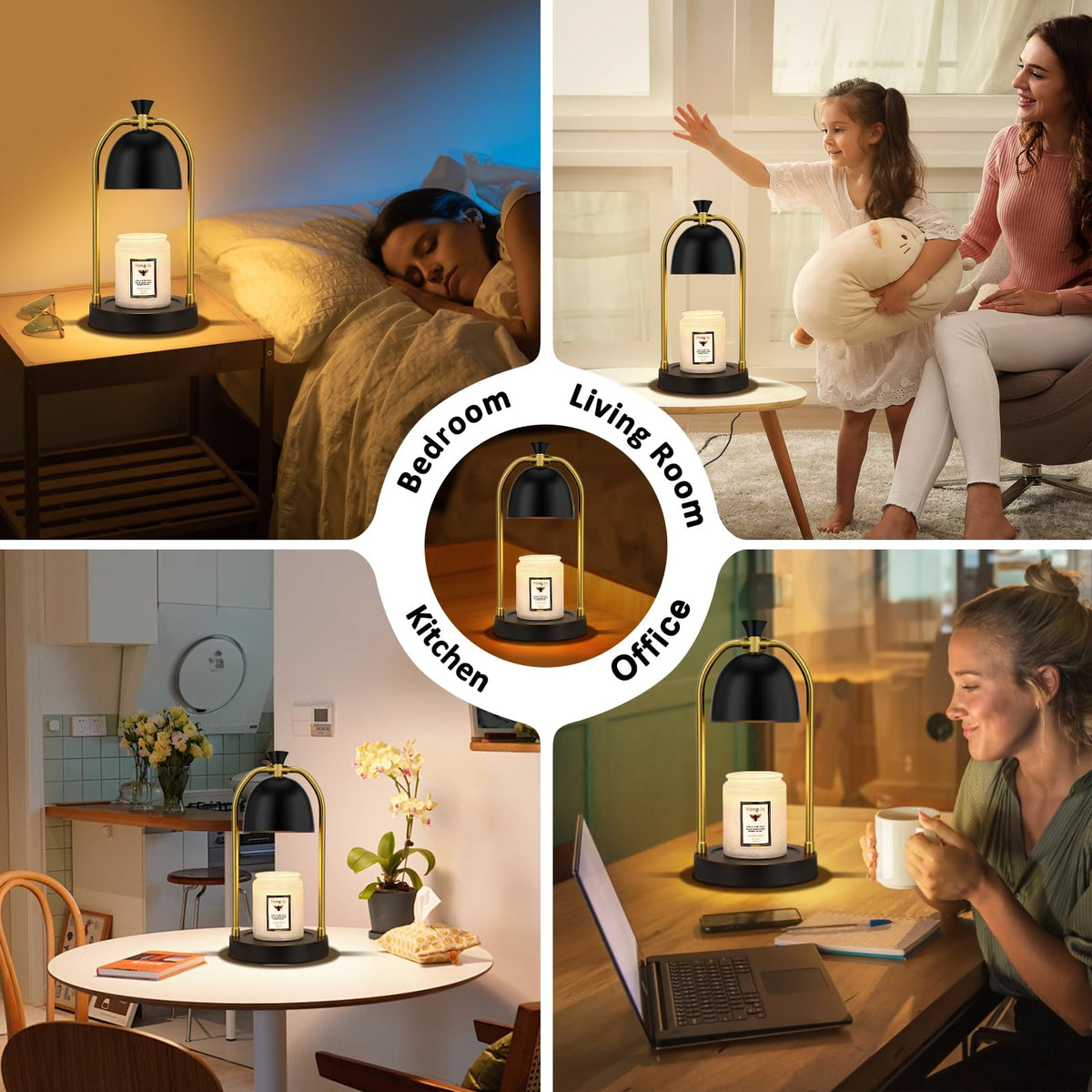 Candle Warmer Lamp with Timer 2 Pack U1326