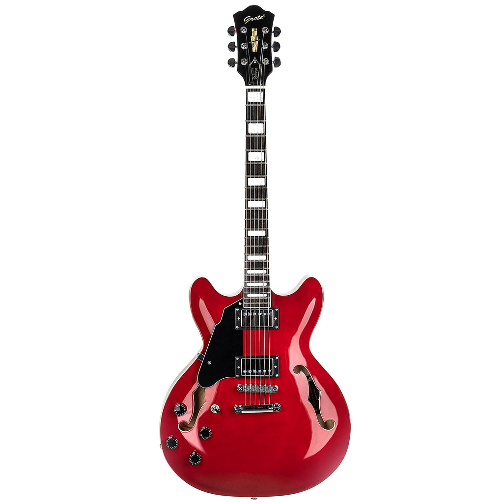 Left-Handed Semi-Hollow Body Electric Guitar F82405