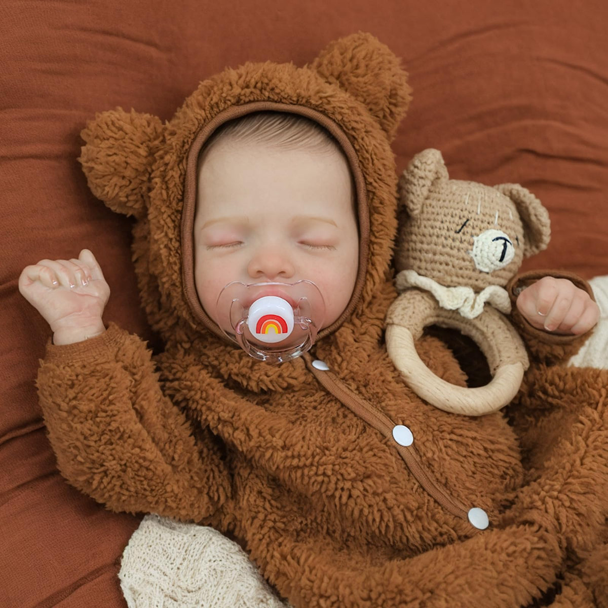 20 Inch Weighted Vinyl Baby Doll X7720