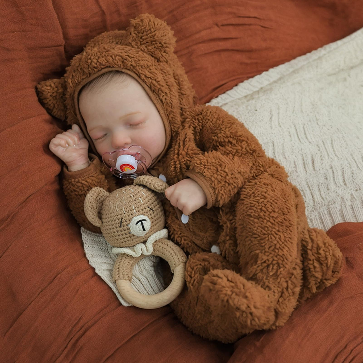 20 Inch Weighted Vinyl Baby Doll X7720