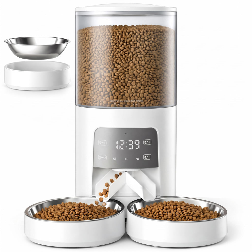 Automatic Cat Feeder 6L White M9865