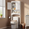 Over the Toilet Storage Cabinet with Adjustable Shelf, White K300