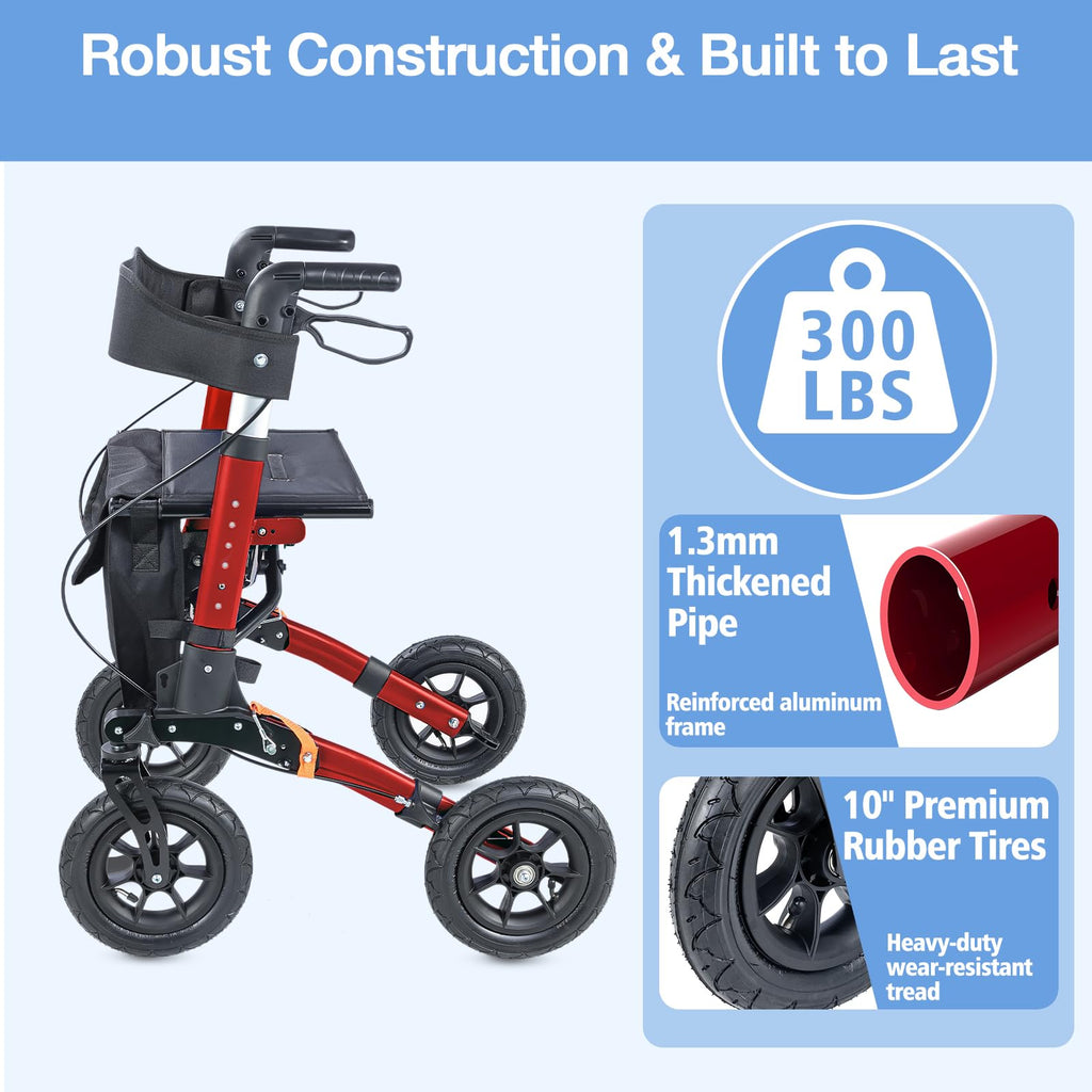 All Terrain Walker with 10" Pneumatic Tires N110388