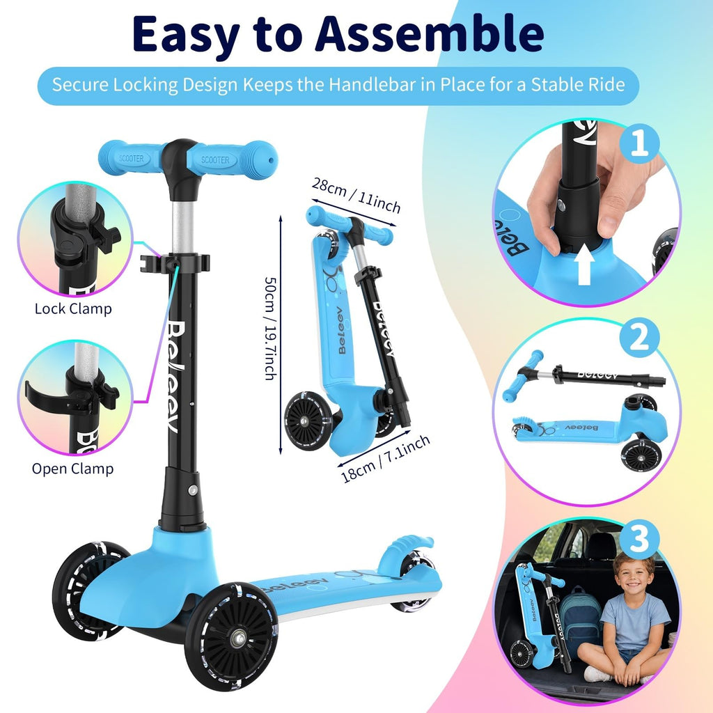 Light Up Deck & Wheels Scooter I5882
