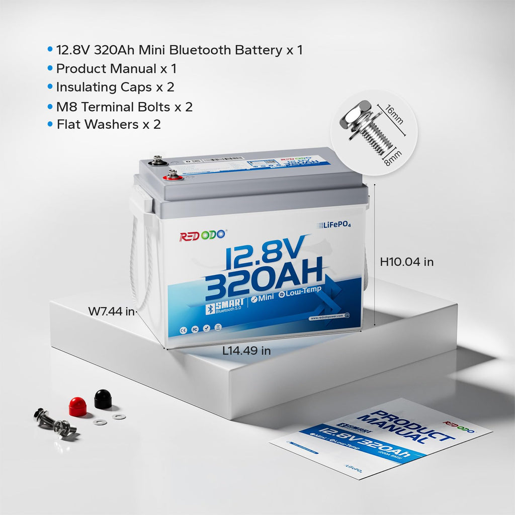 12V 320Ah LiFePO4 Battery R3944