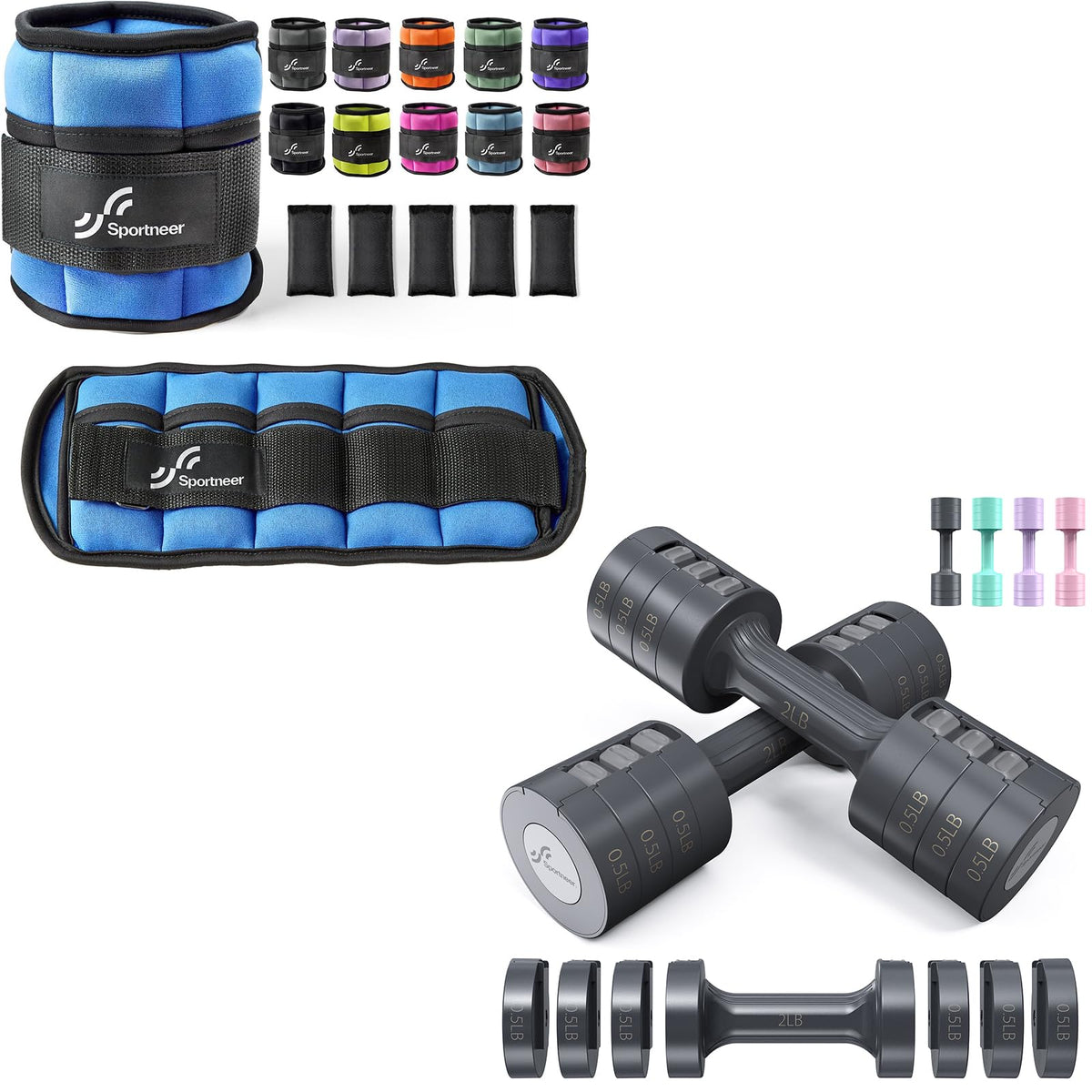 Ankle Weights with Hand Weights Set W882