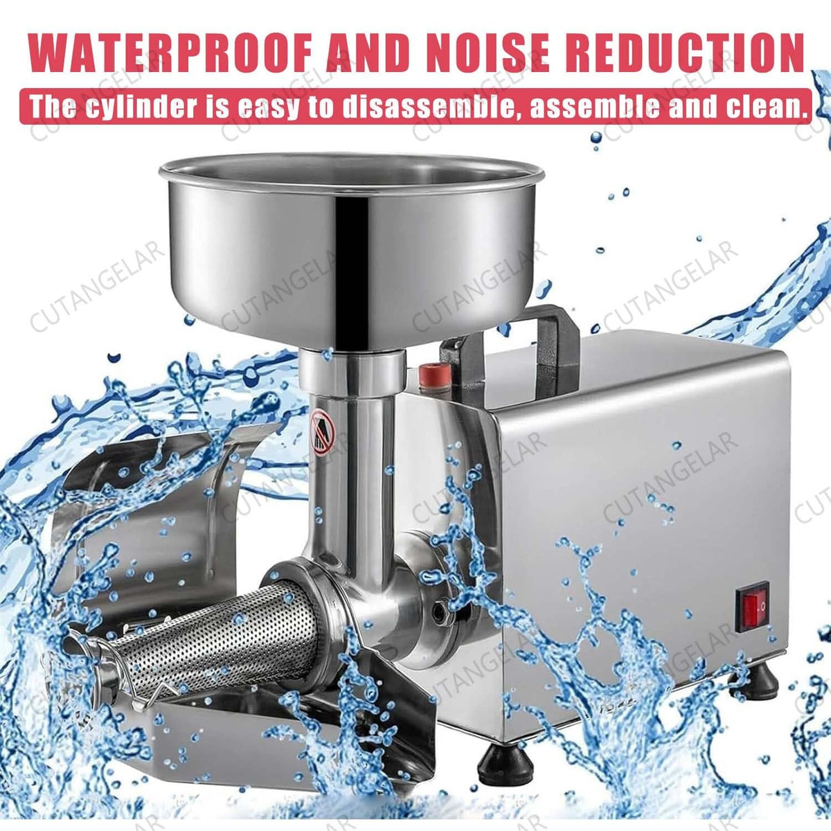 450W Electric Food Press with Steel Filter G82250