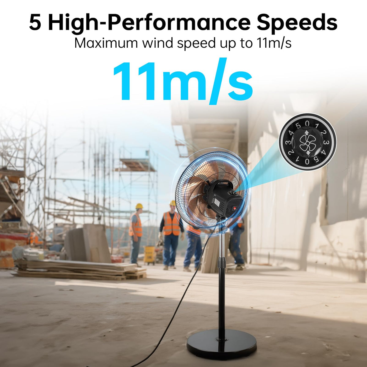 18 Inch Oscillating High Velocity Pedestal Fan G225828