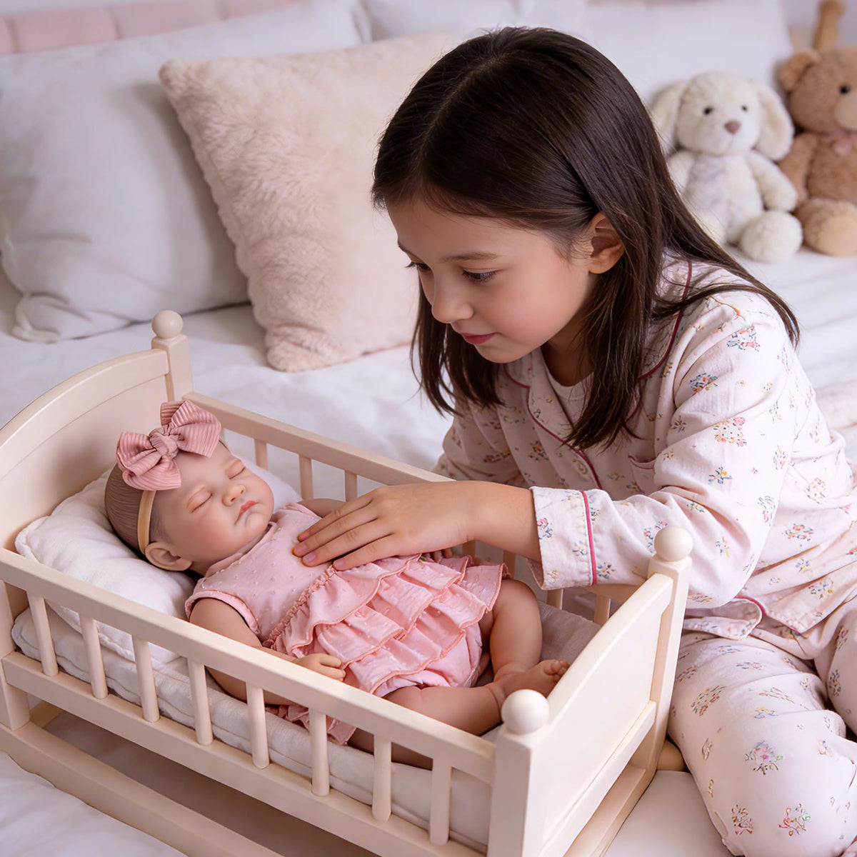 20-Inch Sleeping Newborn Girl Doll B595