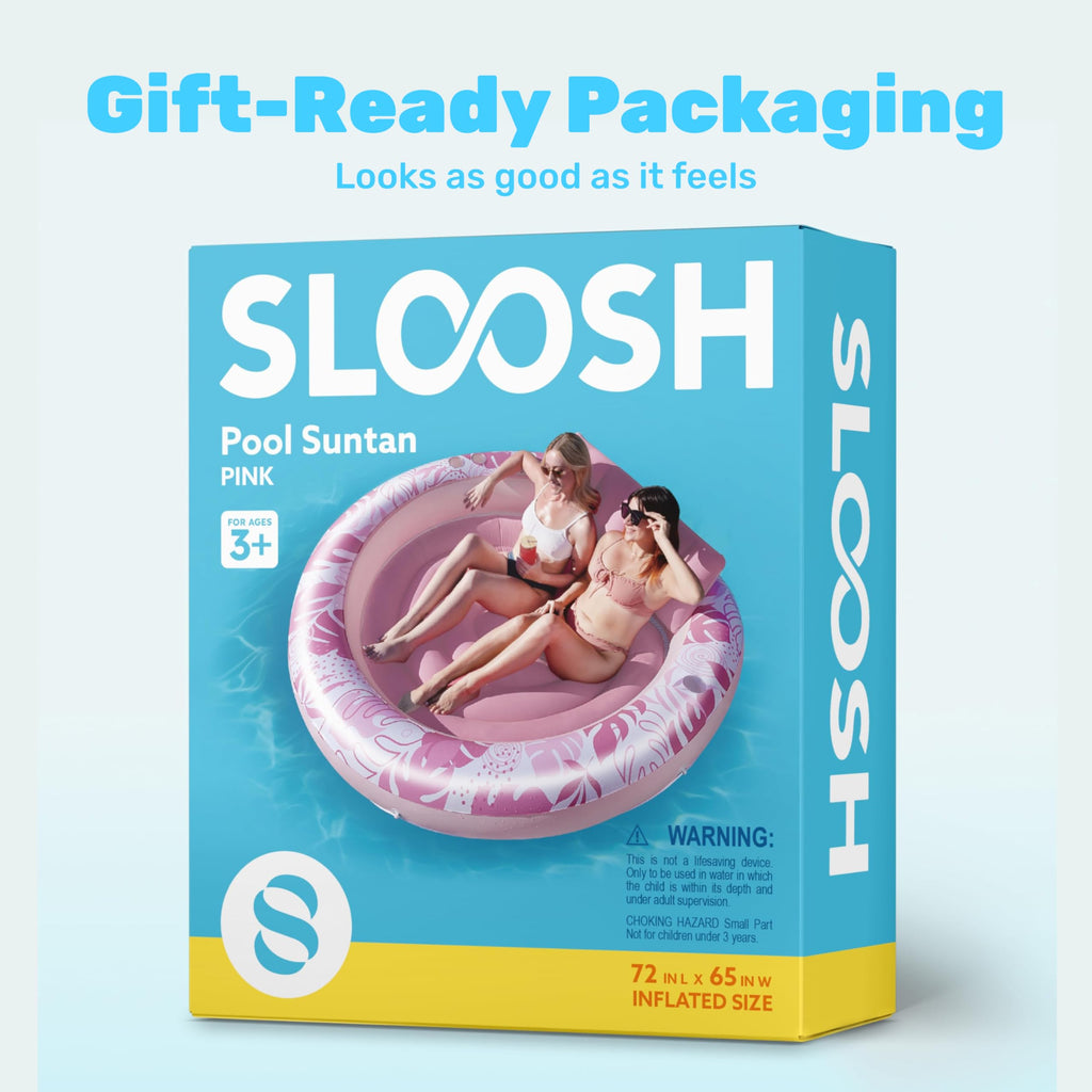 Inflatable Tanning Pool Lounger Float L876944