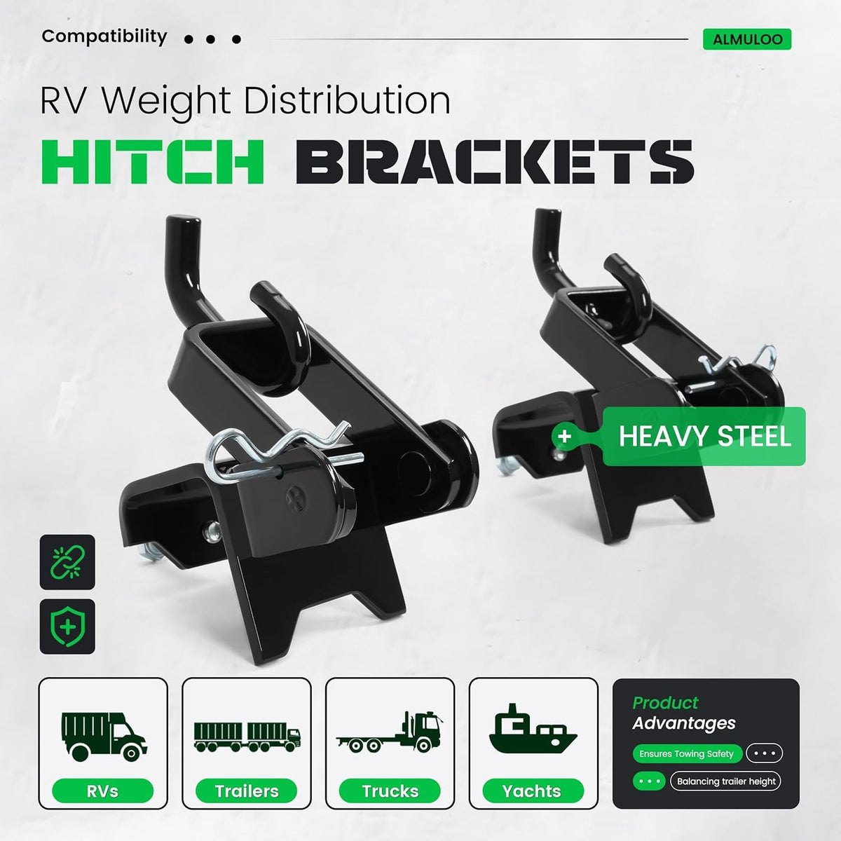 RV Weight Distribution Hitch Brackets T281