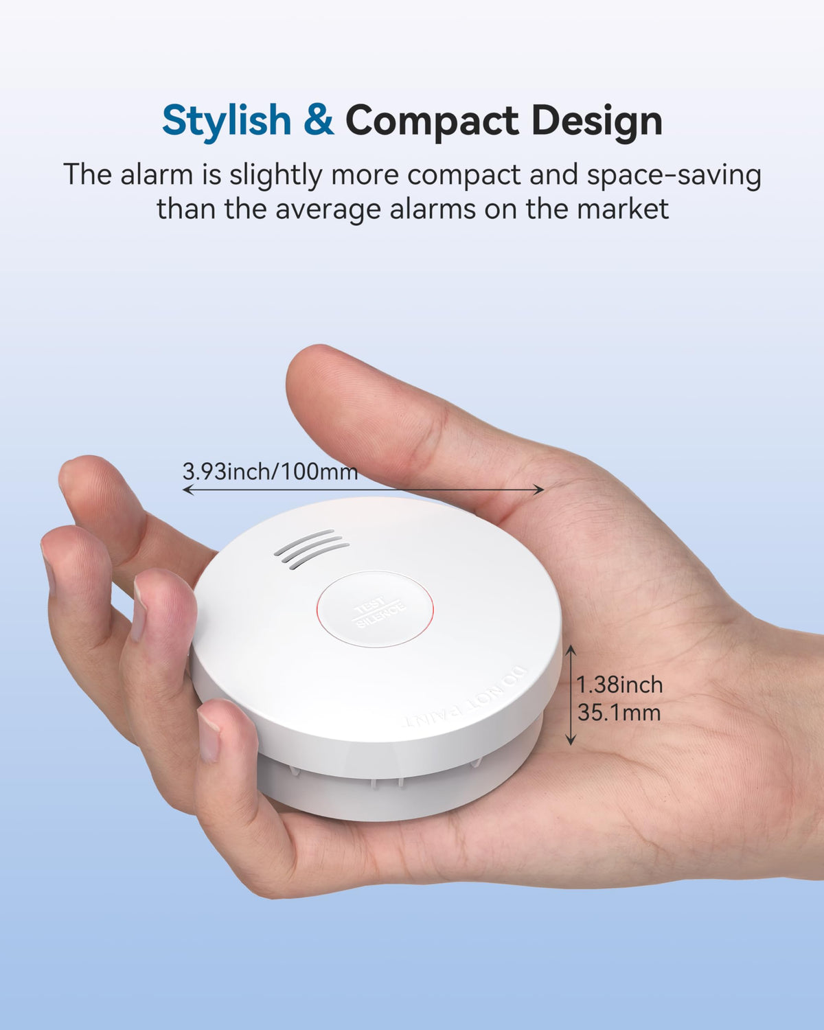 Smoke Detector 10 Year Battery Smoke Alarm Y3534