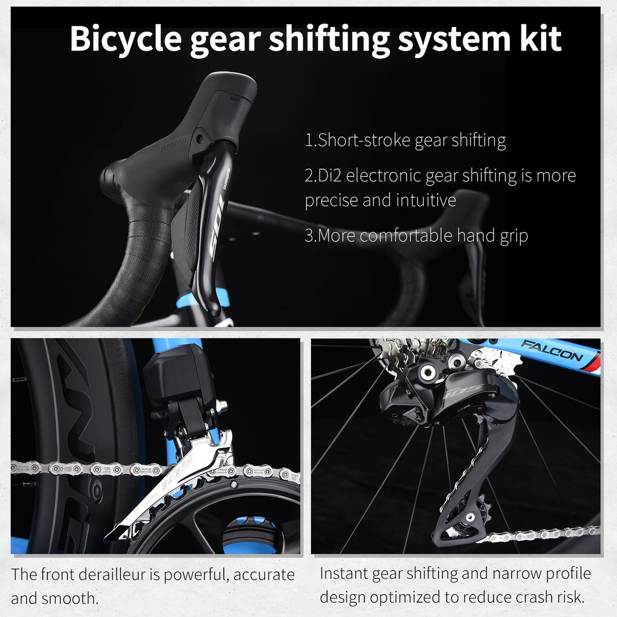 Carbon Road Bike 24-Speed Shifting Disc Brake F371