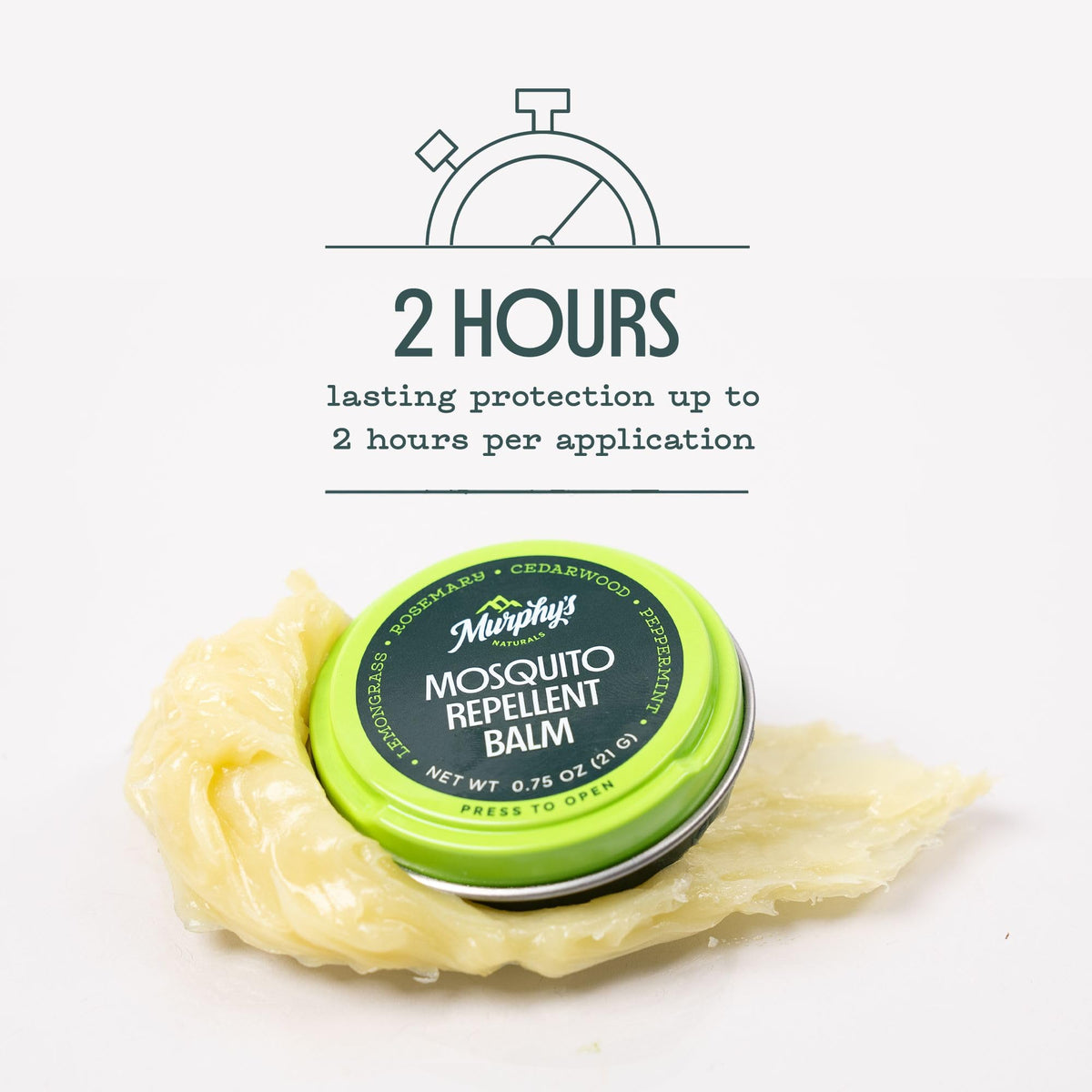 Plant-Based Mosquito Repellent Balm 2 oz G4279