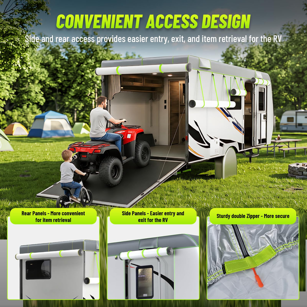 22-24 ft Travel Trailer Cover T9679
