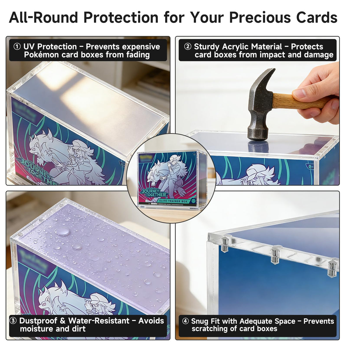 Acrylic Display Case with Locking Lid Y759