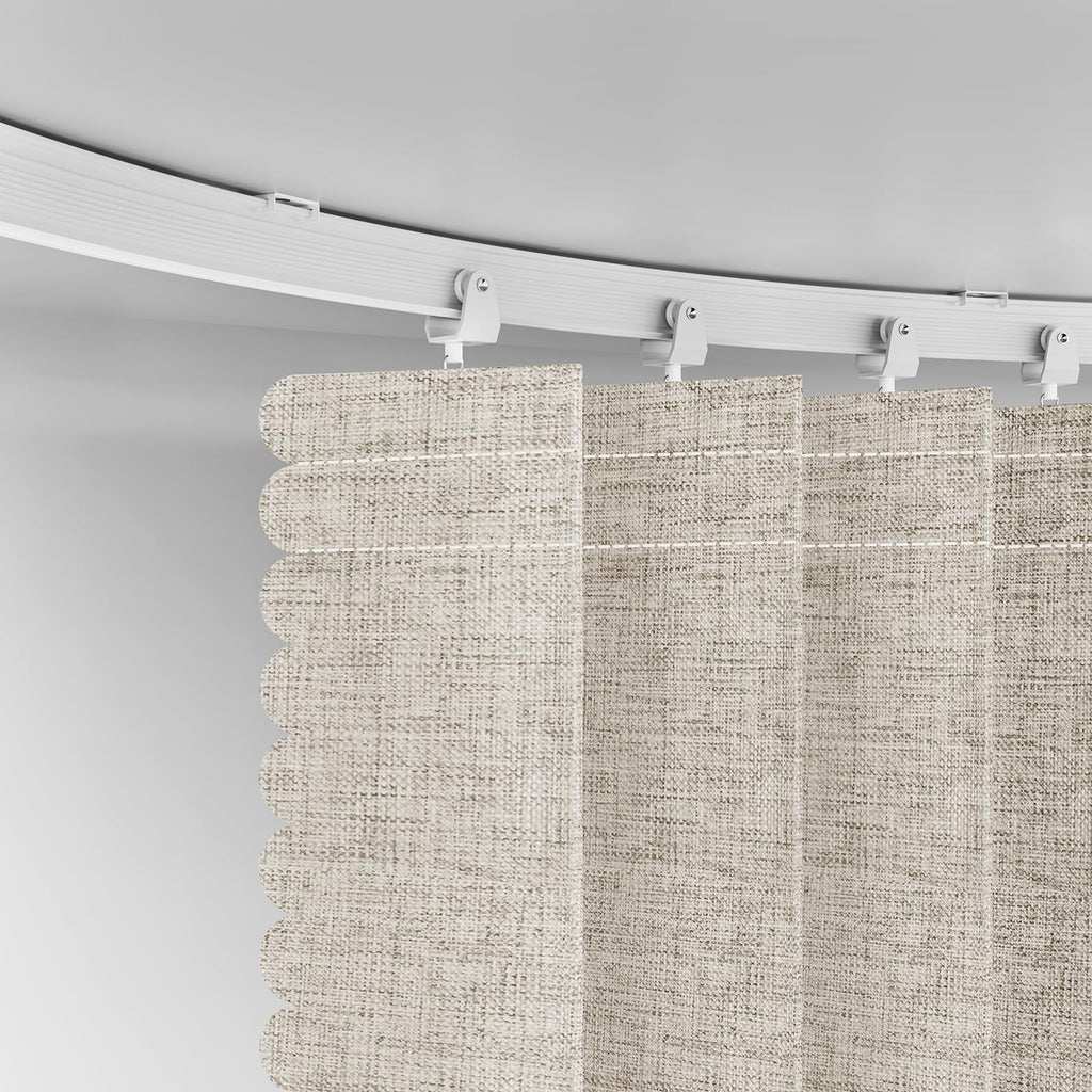 Blackout Room Divider Curtains Cream White W100 x L84 1 Pack K9672