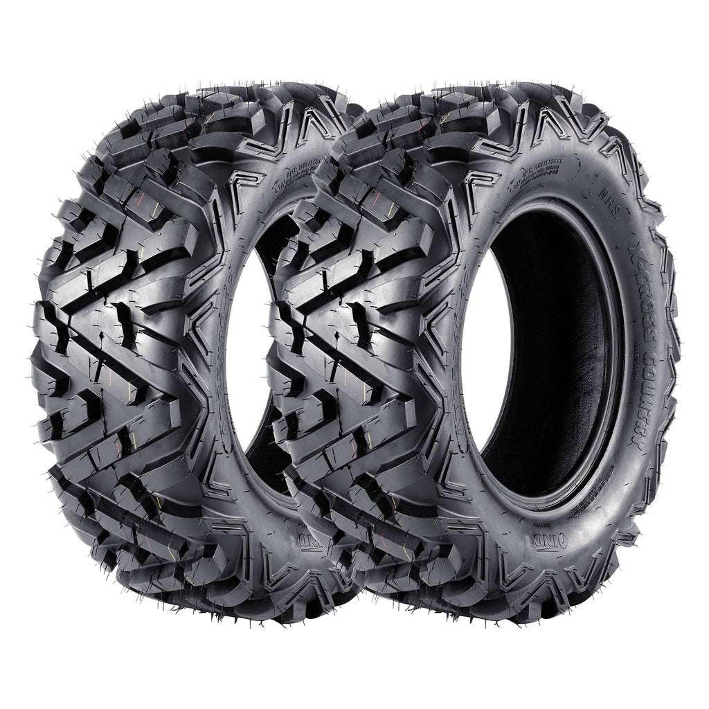 2 Pack 19x7-8 Tubeless All Terrain ATV Tires E1788