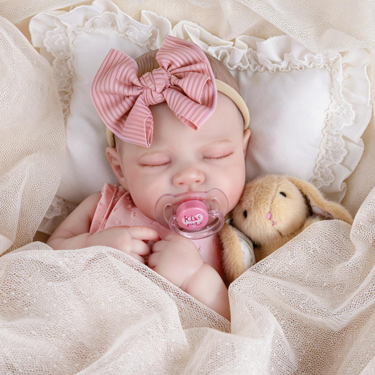 20-Inch Sleeping Newborn Girl Doll B595