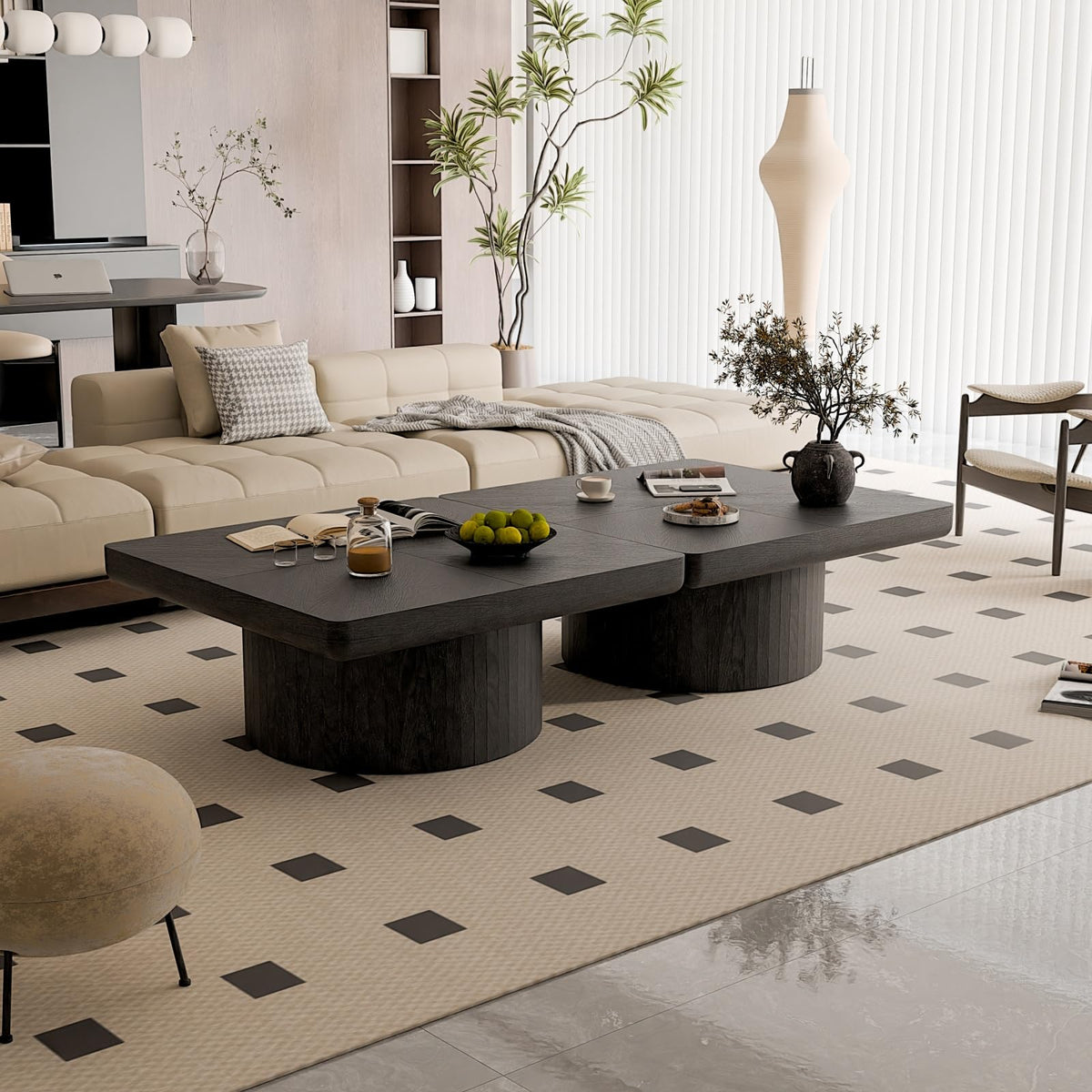 Black Square Coffee Table X255