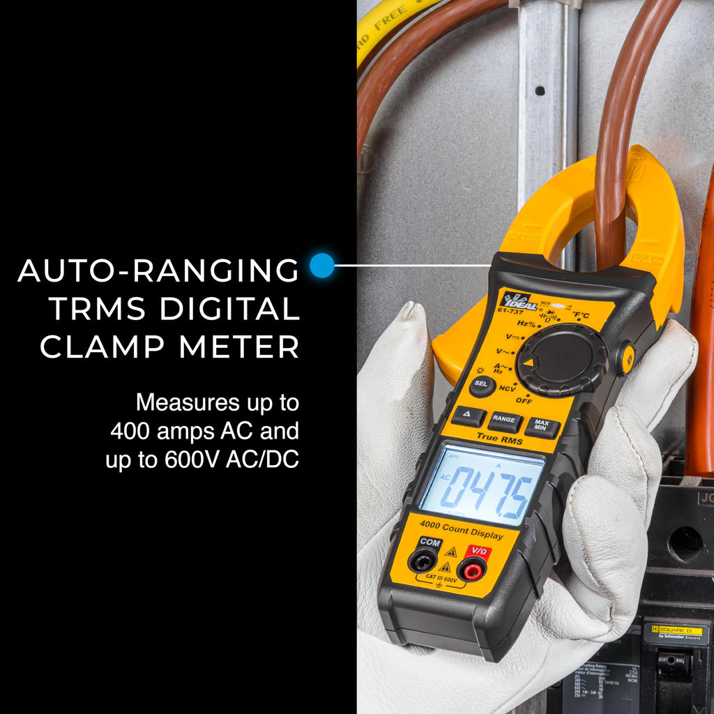 Digital AC Clamp Meter 400A 600V W9414