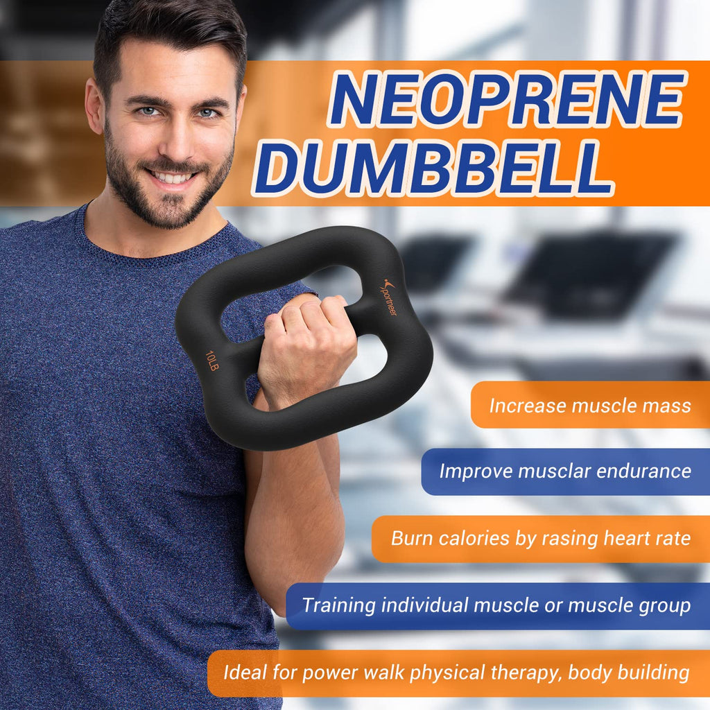 10 lbs Ring-Shaped Dumbbell H84383