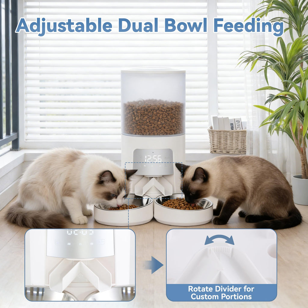 Automatic Cat Feeder 6L White M9865