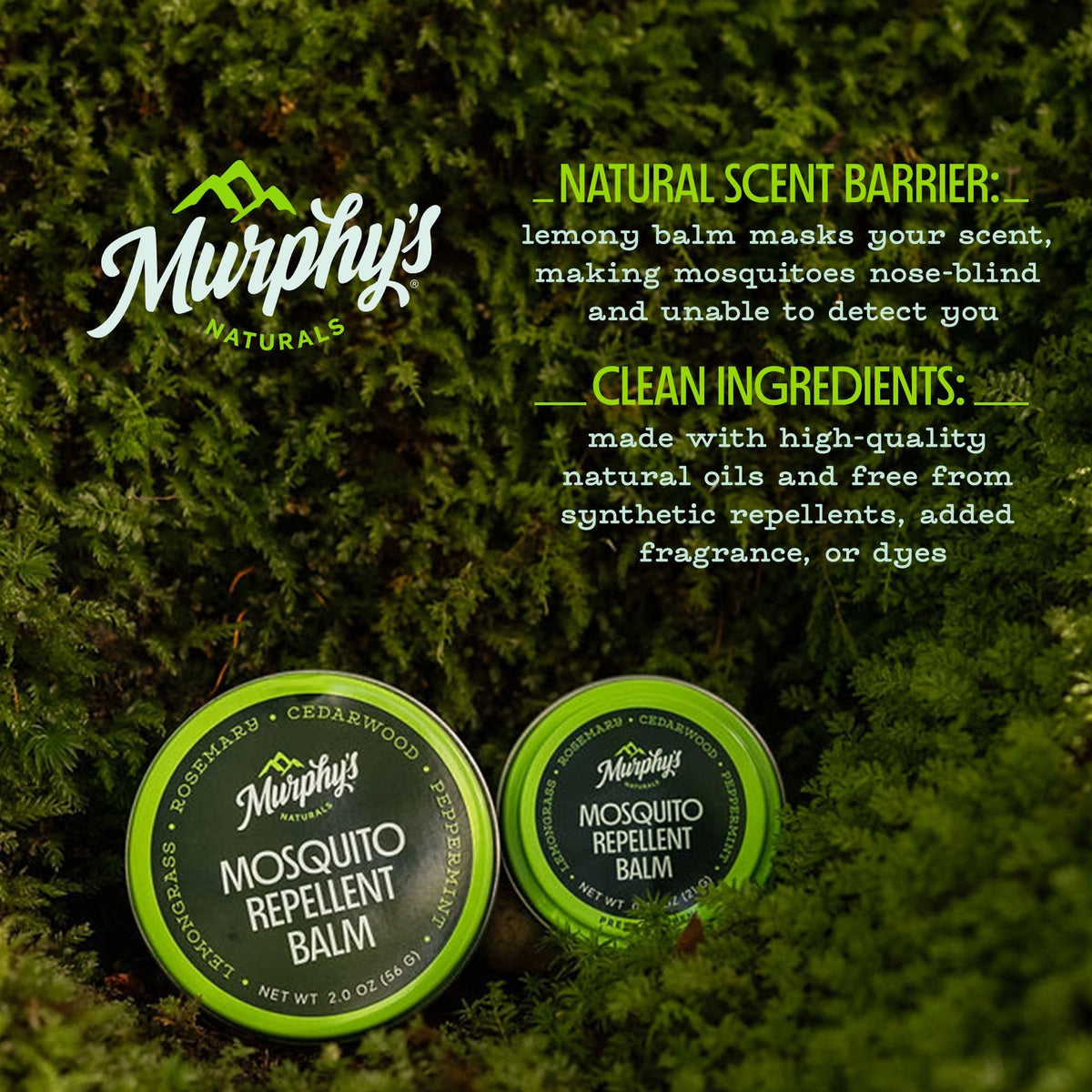 Plant-Based Mosquito Repellent Balm 2 oz G4279