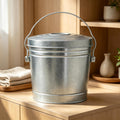 6 Gallon Galvanized Steel Storage Can with Locking Lid R12557