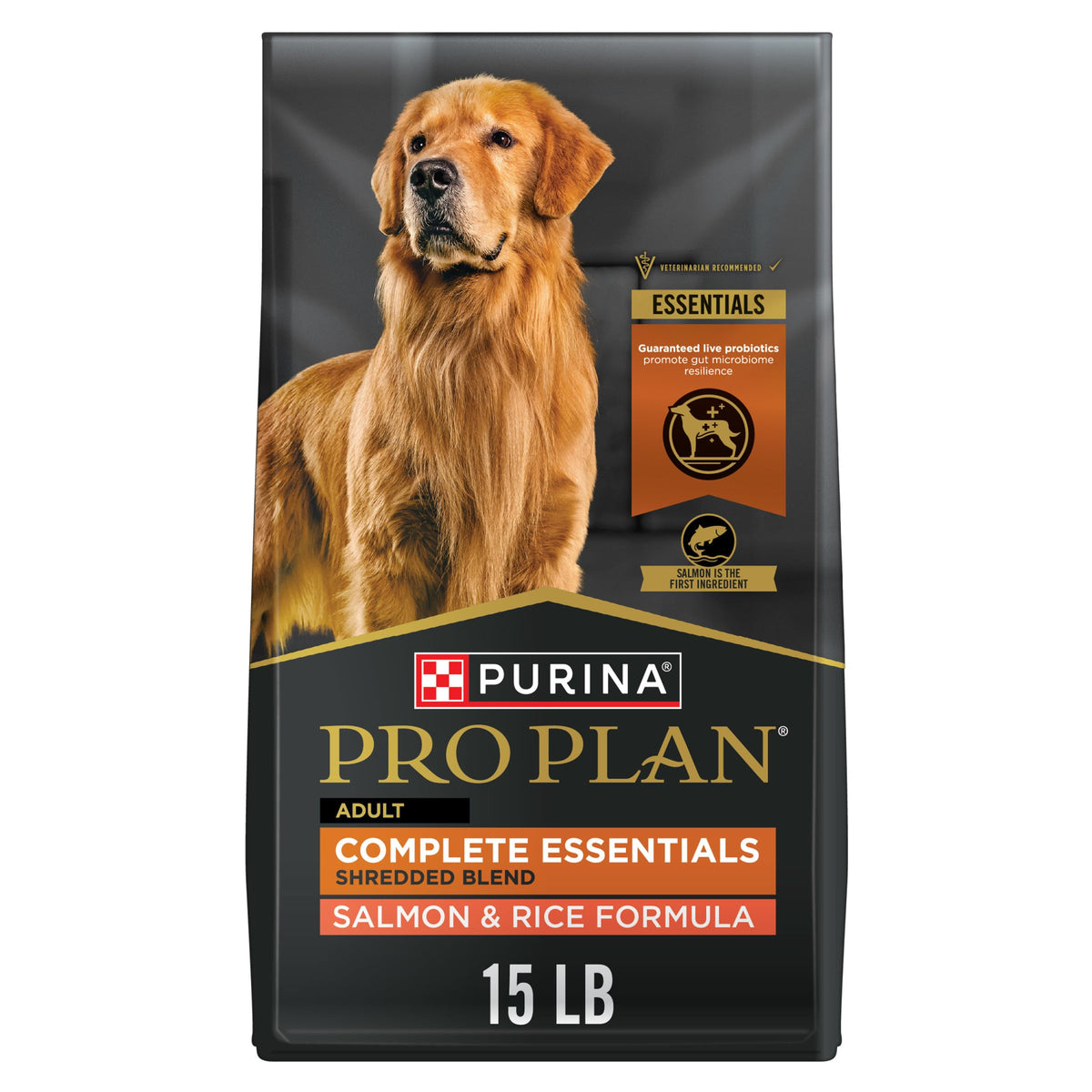 Salmon and Rice Dry Dog Food with Probiotics 15 lb D133161