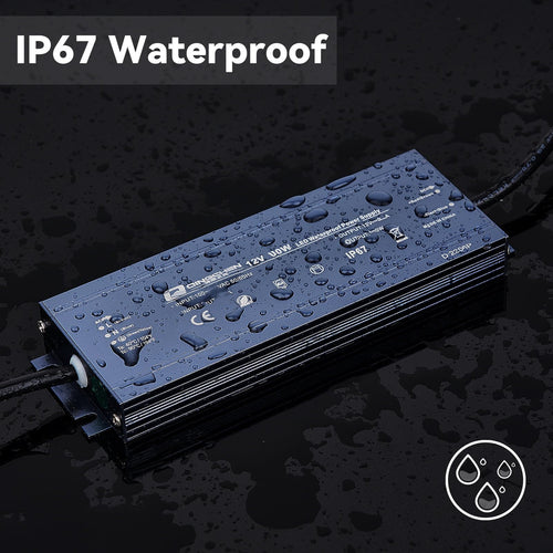 200W Waterproof IP67 12V DC Power Supply S482