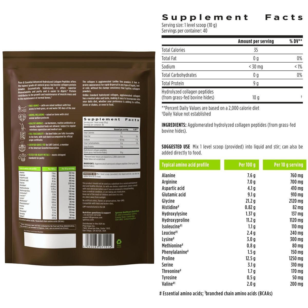 Hydrolyzed Bovine Collagen Peptides V561
