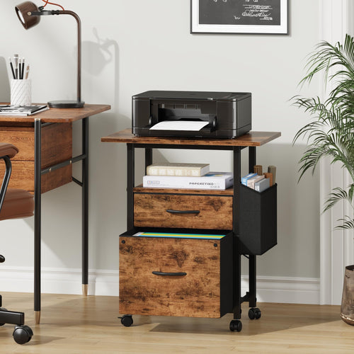 2 Drawer Mobile File Cabinet F5221