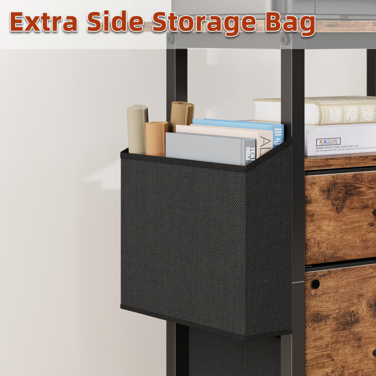2 Drawer Mobile File Cabinet F5221