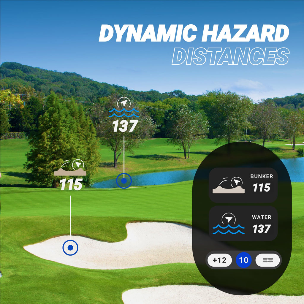 GPS Golf Watch with AMOLED Touch Screen Display D852