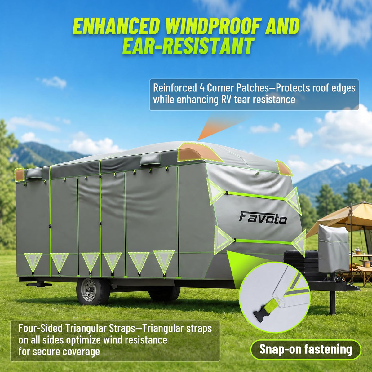 22-24 ft Travel Trailer Cover T9679
