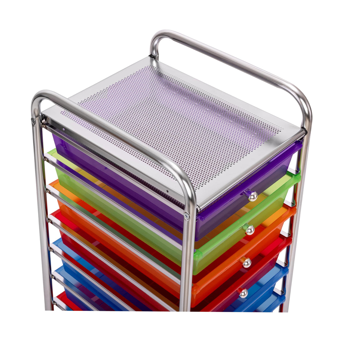 10 Drawer Rolling Storage Cart R72323
