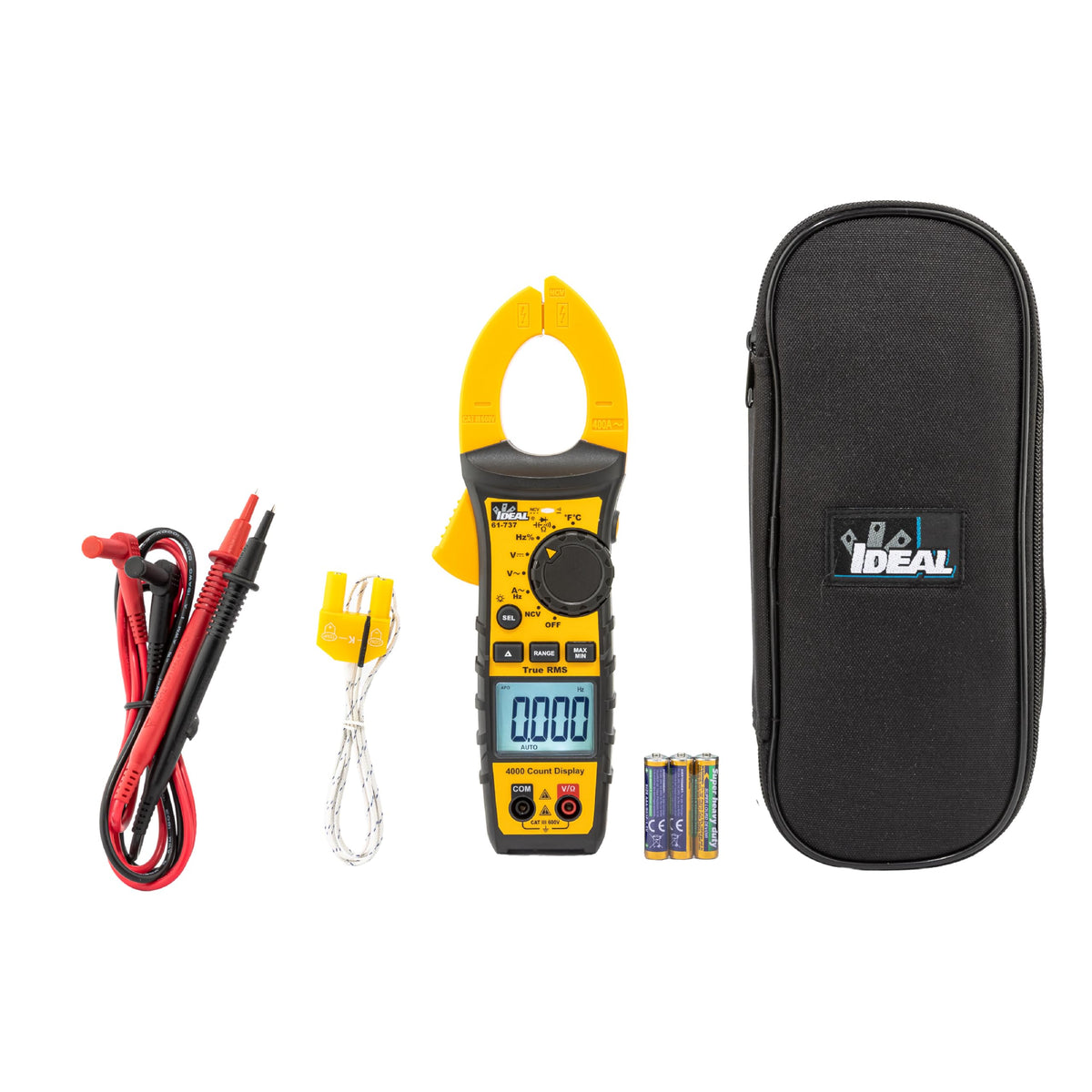 Digital AC Clamp Meter 400A 600V W9414