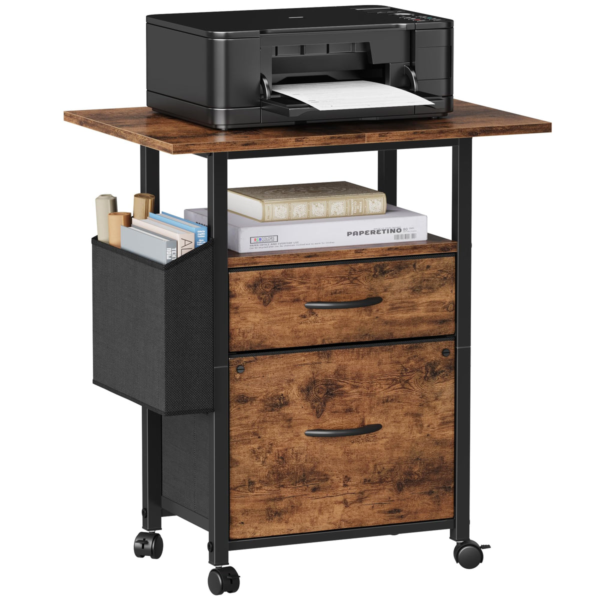 2 Drawer Mobile File Cabinet F5221