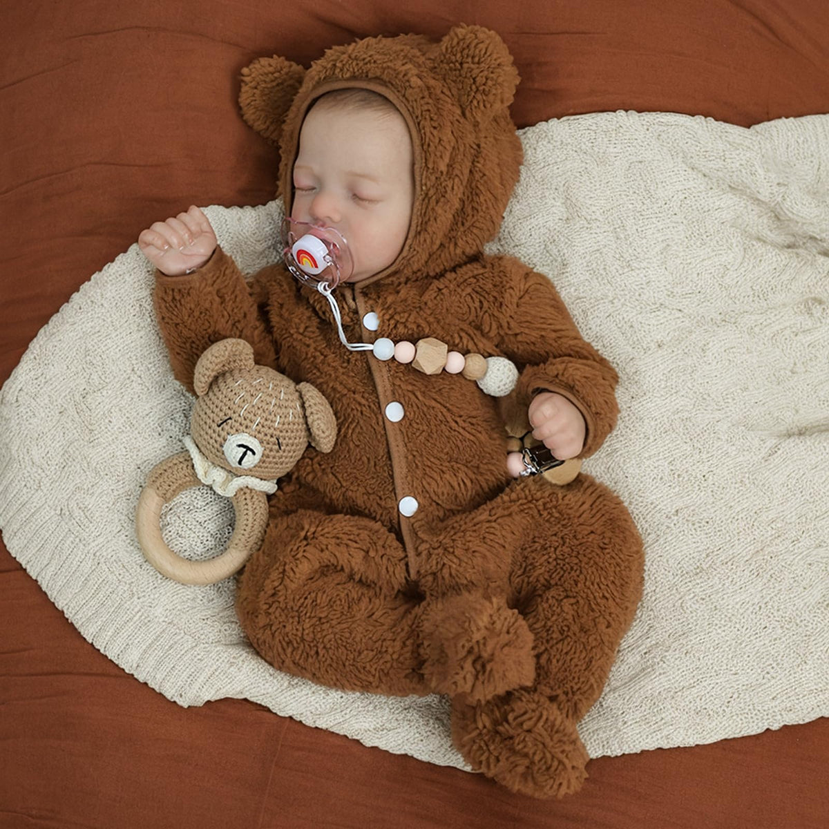 20 Inch Weighted Vinyl Baby Doll X7720
