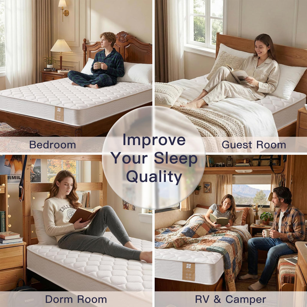 6 Inch Twin Mattress with Bonnell Spring D71349