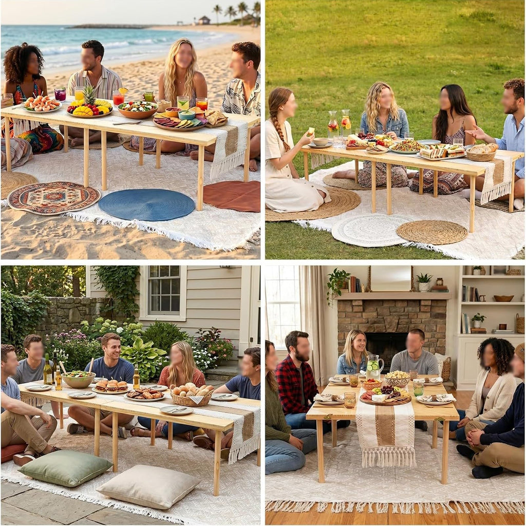 Wood Folding Picnic Table L7059