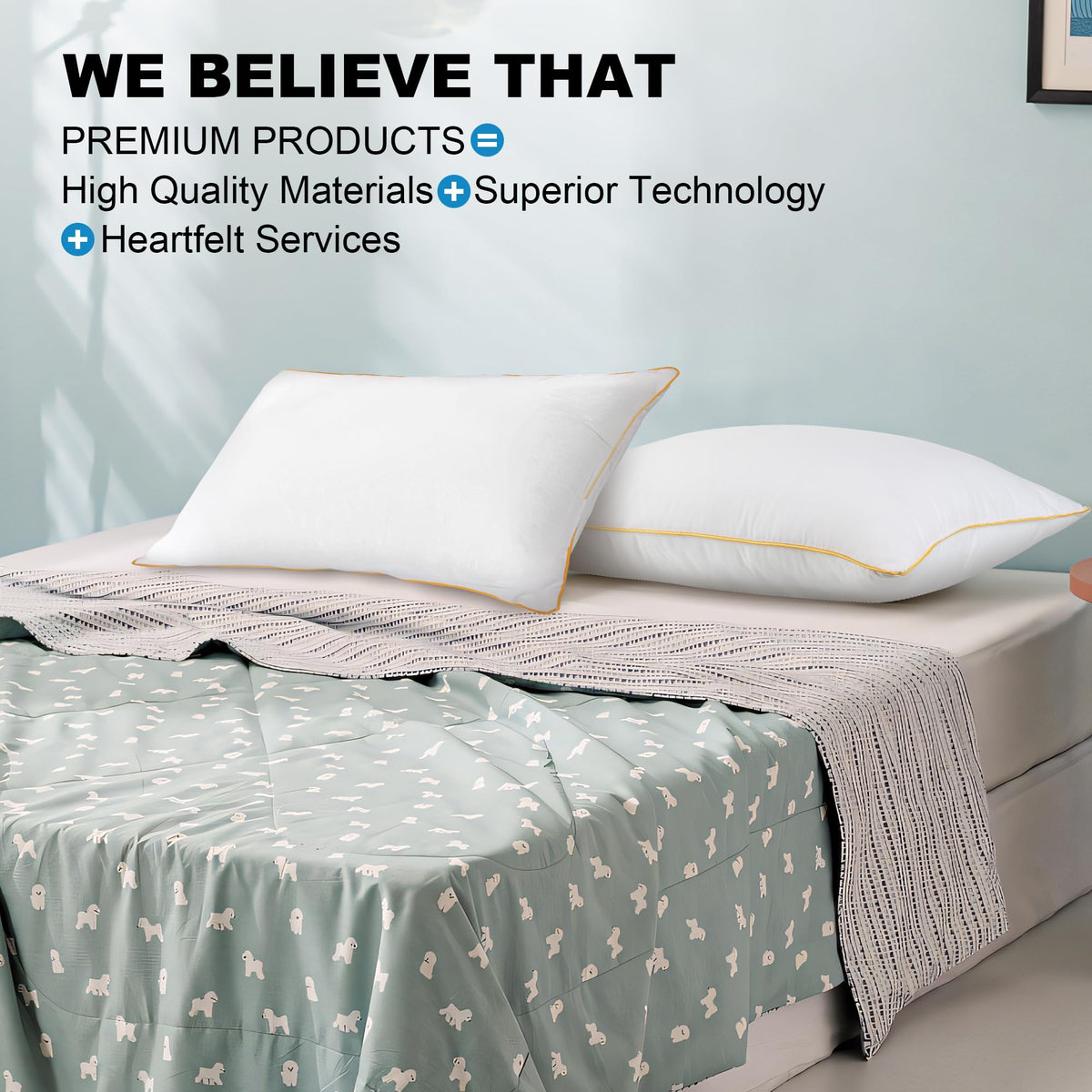 King Size Down Alternative Pillows Set of 2 U7507