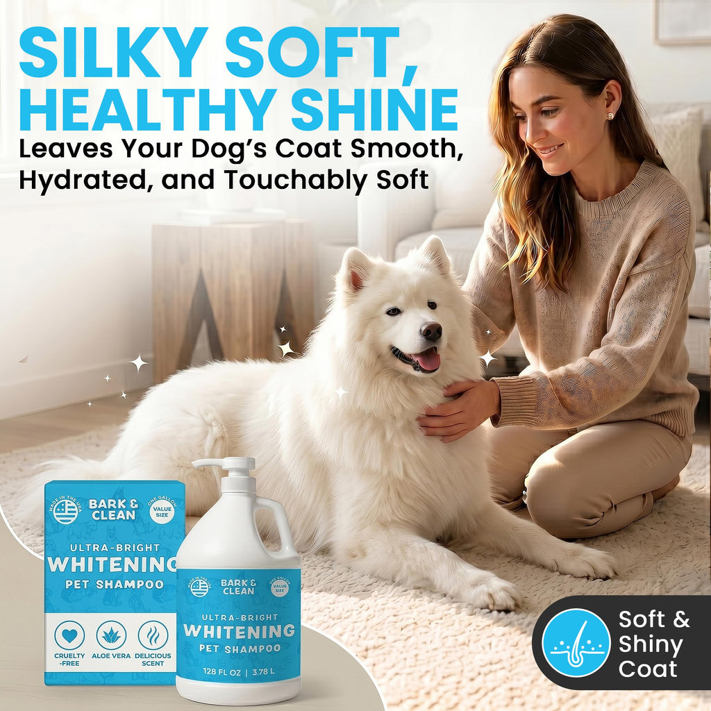 Whitening Dog Shampoo with Pump, 1 Gallon Aloe Coconut U44581