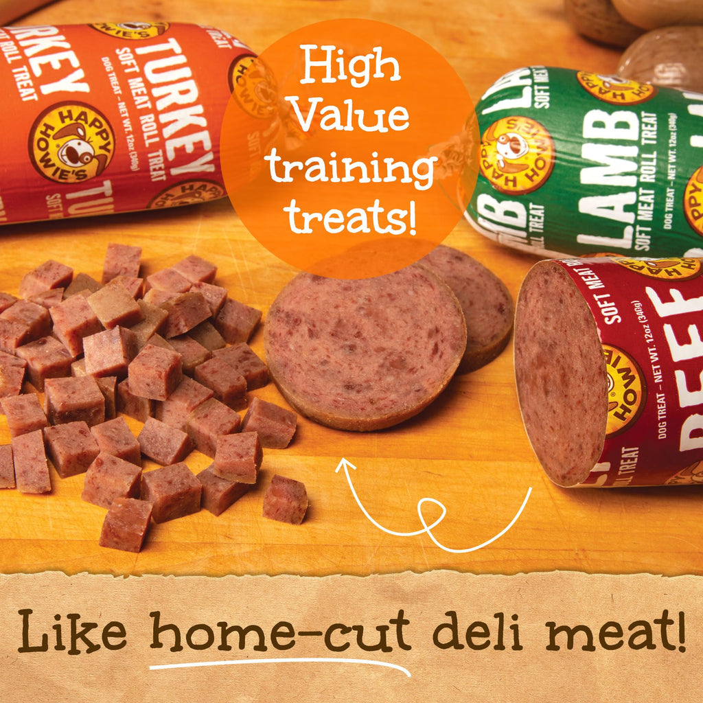 Beef Lamb Turkey Soft Meat Roll Treat 7 Oz (Pack of 3) G848074