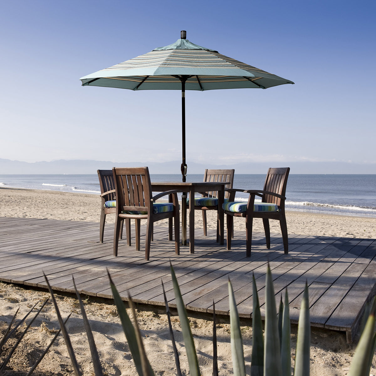 9' Round Aluminum Market Patio Umbrella V689